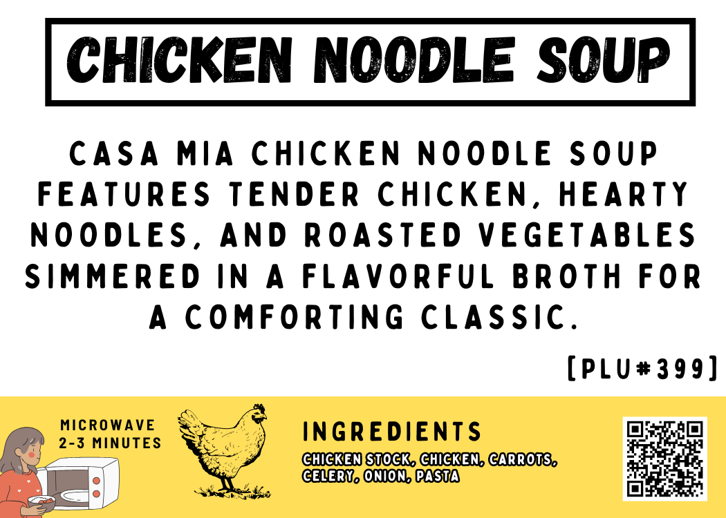 Chicken Noodle Soup - One Litre