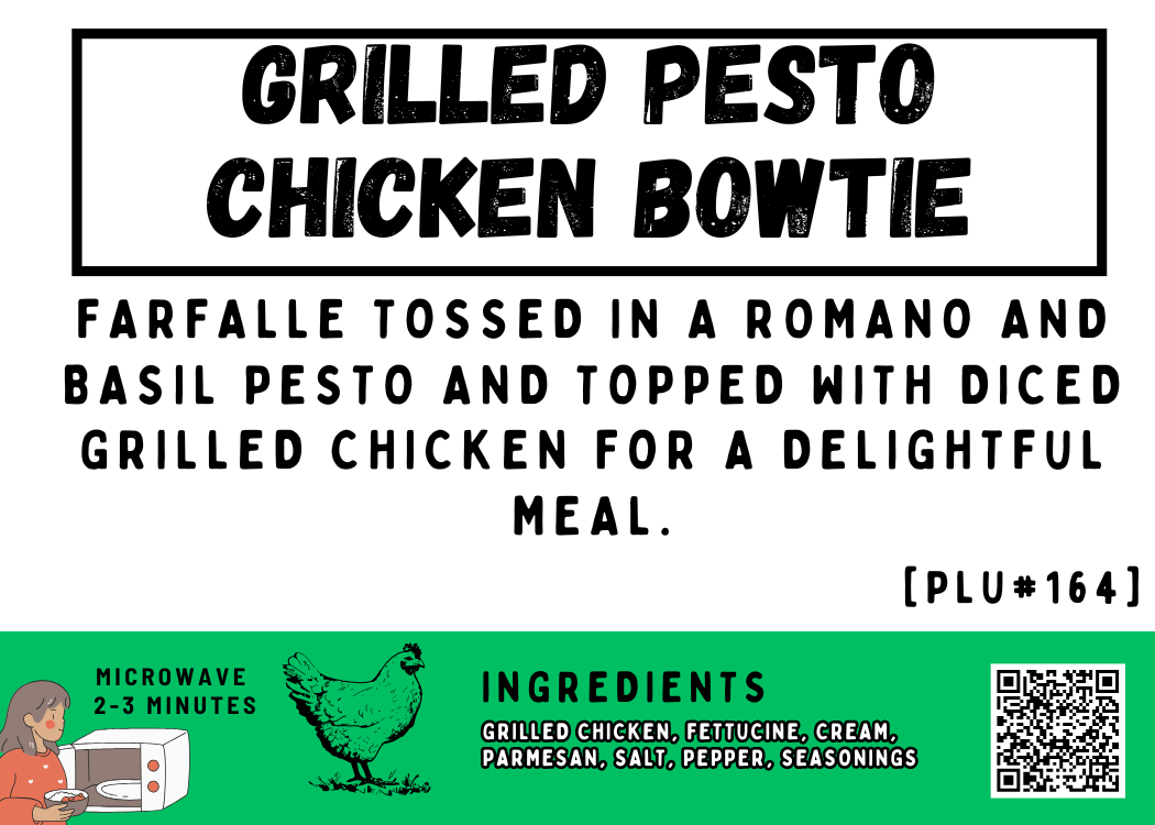 Grilled Pesto Chicken Bowtie