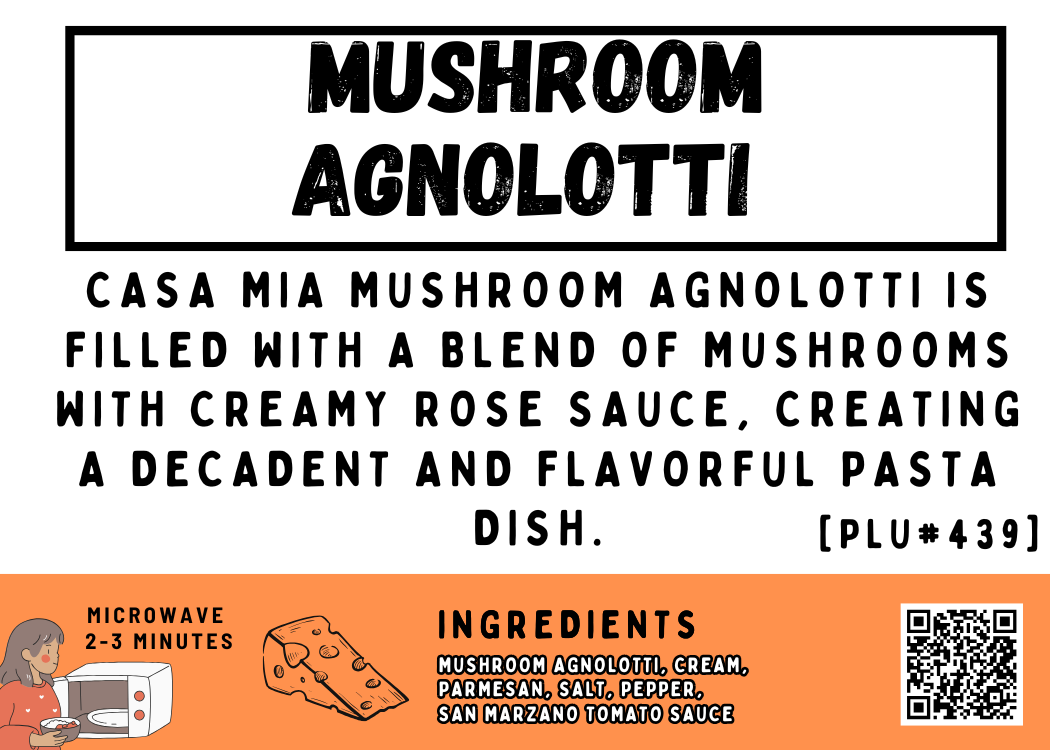 Mushroom Agnolotti