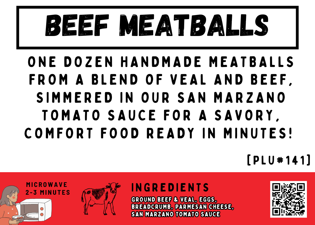 Handmade Beef Meatballs