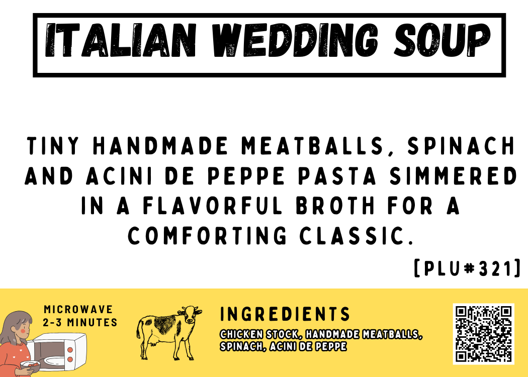 Italian Wedding Soup - One Litre