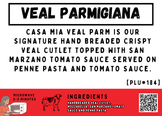 Veal Parmigiana & Penne Pasta